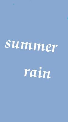 summer rain作品封面